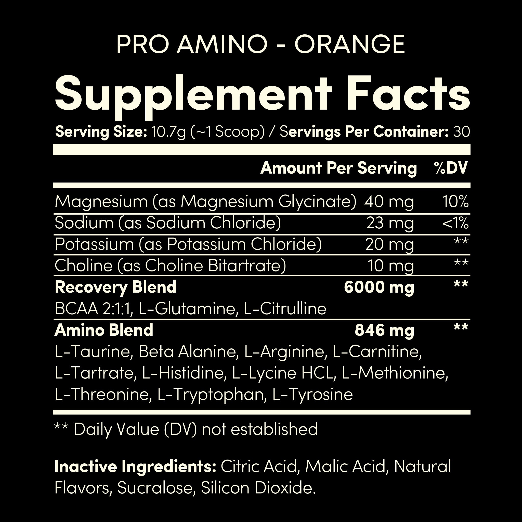 PRO AMINO BCAA