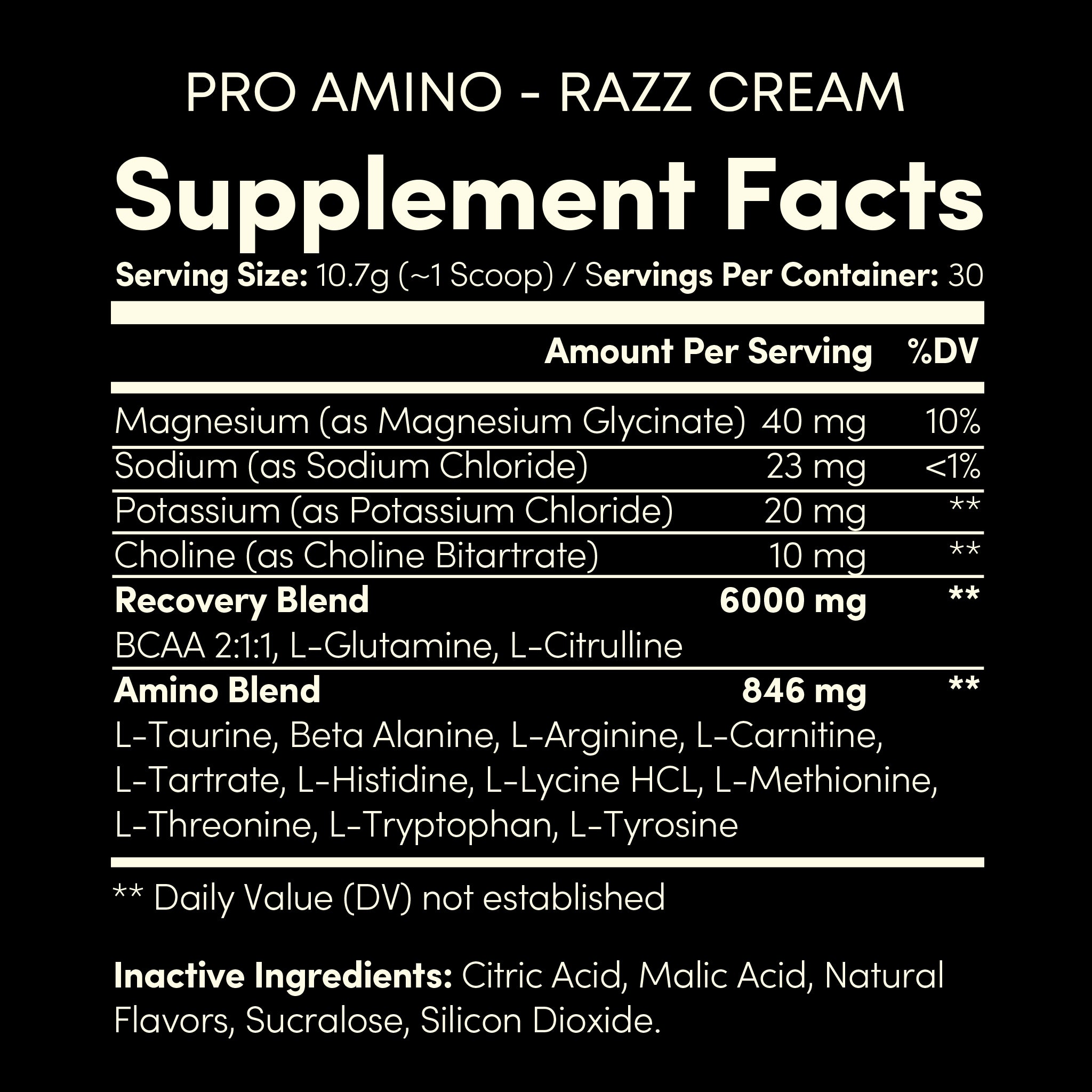 PRO AMINO BCAA